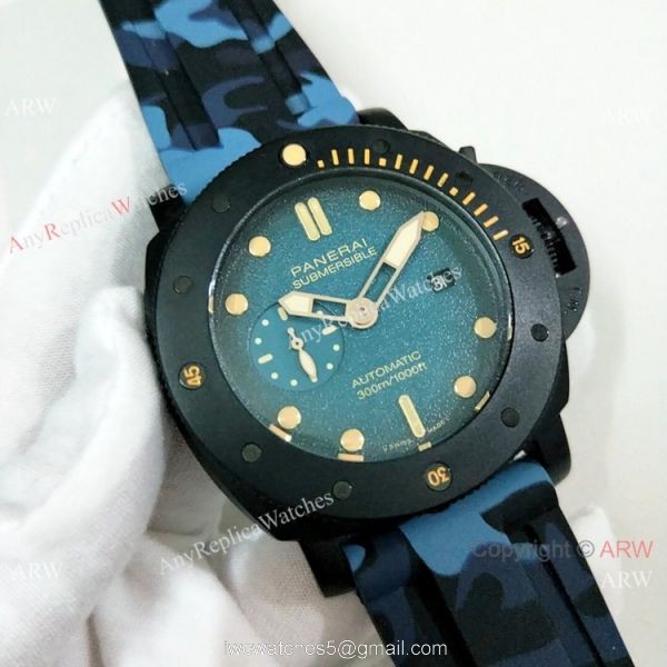 2019 New Panerai Luminor Submersible Camouflage Watch Black Case 2019 New Panerai Luminor Submersible Camouflage Watch Black Case