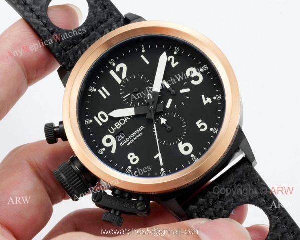 New Style U-Boat Flightdeck Chronograph Replica Watch White Markers New Style U-Boat Flightdeck Chronograph Replica Watch White Markers