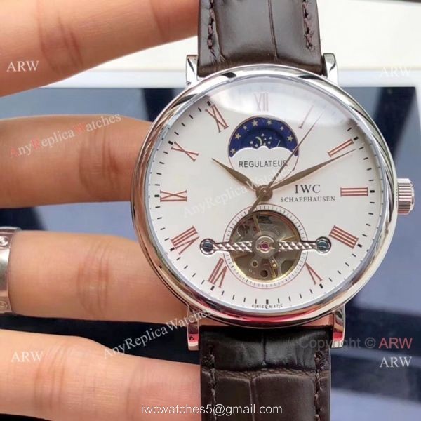 IWC Tourbillon Moonphase Portofino SS White Dial Watches High Quality Replica Watches China IWC Tourbillon Moonphase Portofino SS White Dial Watches High Quality Replica Watches China