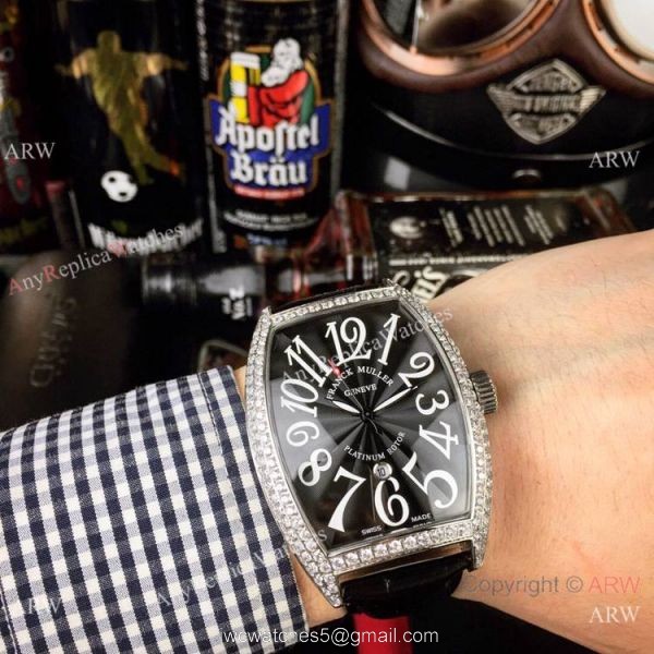 Copy Franck Muller Platinum Rotor Diamond Case White Dial Watch Copy Franck Muller Platinum Rotor Diamond Case White Dial Watch