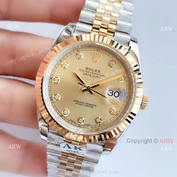 Super Clone Rolex Datejust II Two Tone Jubilee Diamond Face Watch AR Factory Watch Super Clone Rolex Datejust II Two Tone Jubilee Diamond Face Watch AR Factory Watch