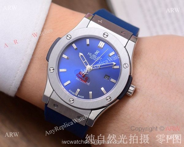 Copy Hublot Classic Fusion Watch 42mm SS Case Purple Dial Copy Hublot Classic Fusion Watch 42mm SS Case Purple Dial