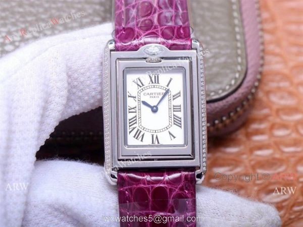 Swiss Grade Cartier Tank Basculante Lady Wrist Cabriolet Watch Swiss Grade Cartier Tank Basculante Lady Wrist Cabriolet Watch