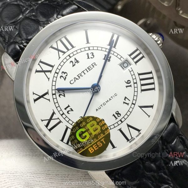 (GB)Best Replica Cartier Ronde Solo Cartier White Dial Watch 9015 Movement (GB)Best Replica Cartier Ronde Solo Cartier White Dial Watch 9015 Movement