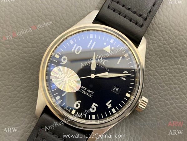 Swiss Copy IWC Mark XVIII Heritage IW327006 Watch Black Face 9015 Movement Swiss Copy IWC Mark XVIII Heritage IW327006 Watch Black Face 9015 Movement