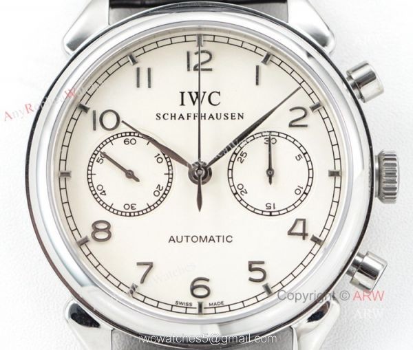 Super Clone IWC Schaffhausen Portugieser SS White Face Men Watch SWISS 7750 Super Clone IWC Schaffhausen Portugieser SS White Face Men Watch SWISS 7750