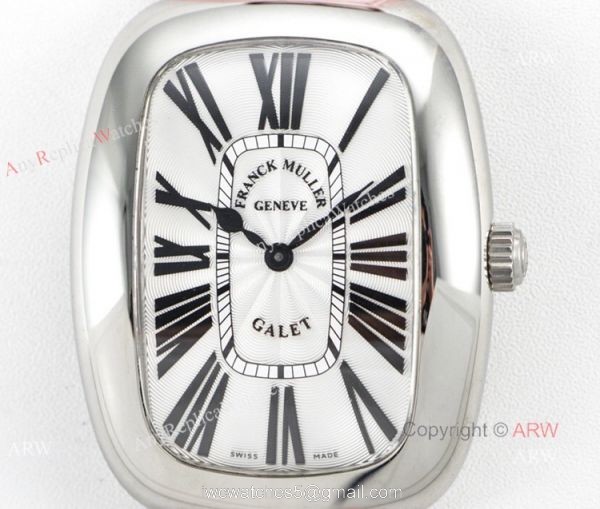 Swiss Replica Franck Muller Geneve Galet Quartz Watch Pink Leather Band Swiss Replica Franck Muller Geneve Galet Quartz Watch Pink Leather Band
