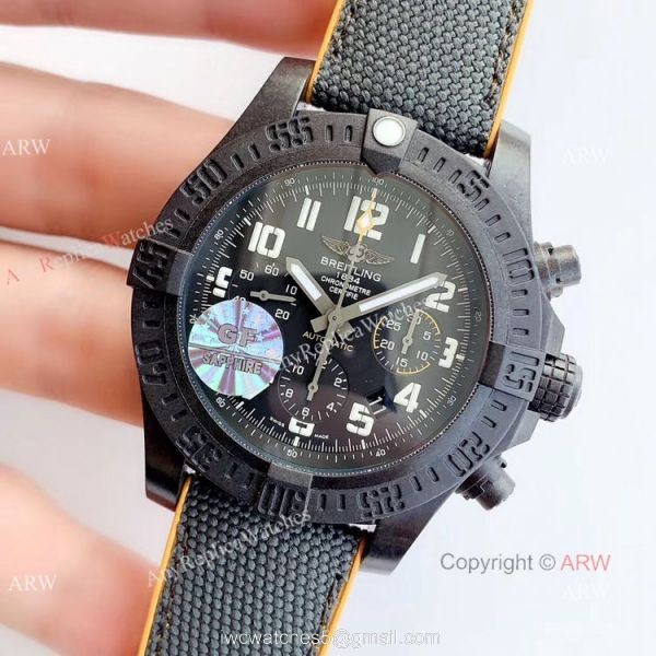 GF Factory Breitling Avenger Hurricane 45 Chronograph 7750 Watch Carbon Case GF Factory Breitling Avenger Hurricane 45 Chronograph 7750 Watch Carbon Case