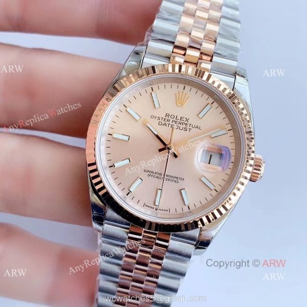 EW factory Replica Rolex Oyster Perpetual Datejust Salmon Dial Jubilee Watch 36mm EW factory Replica Rolex Oyster Perpetual Datejust Salmon Dial Jubilee Watch 36mm