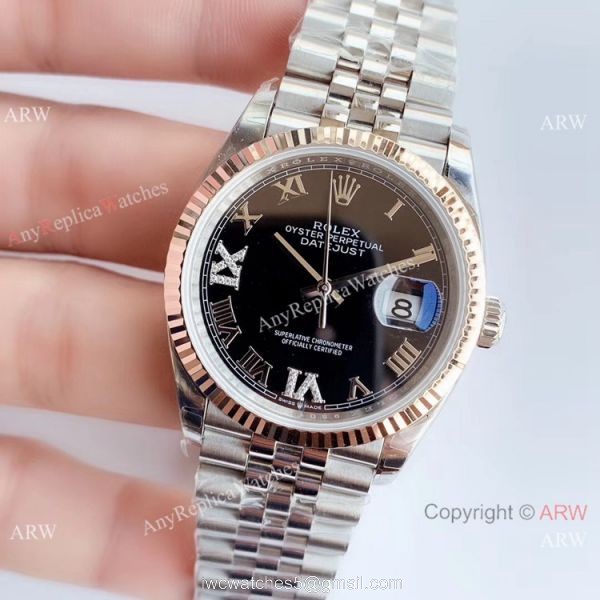 EWF Swiss Rolex Datejust Black Dial Jubilee 3235 Watch Best Chinese Replica Watches EWF Swiss Rolex Datejust Black Dial Jubilee 3235 Watch Best Chinese Replica Watches