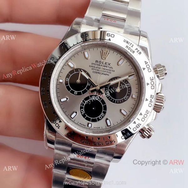 Rolex Daytona Noob Factory 4130 904L SS Grey Dial Watch Best Chinese Replica Watches Rolex Daytona Noob Factory 4130 904L SS Grey Dial Watch Best Chinese Replica Watches