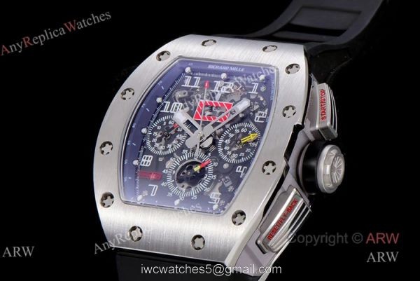 KV Factory Replica Richard Mille RM 011-FM Felipe Massa Black Kite Flyback Chronograph Watch KV Factory Replica Richard Mille RM 011-FM Felipe Massa Black Kite Flyback Chronograph Watch