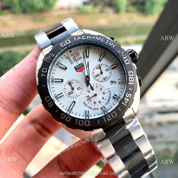 New Copy Tag Heuer F1 Formula 1 Chronograph Watches Orange and White New Copy Tag Heuer F1 Formula 1 Chronograph Watches Orange and White