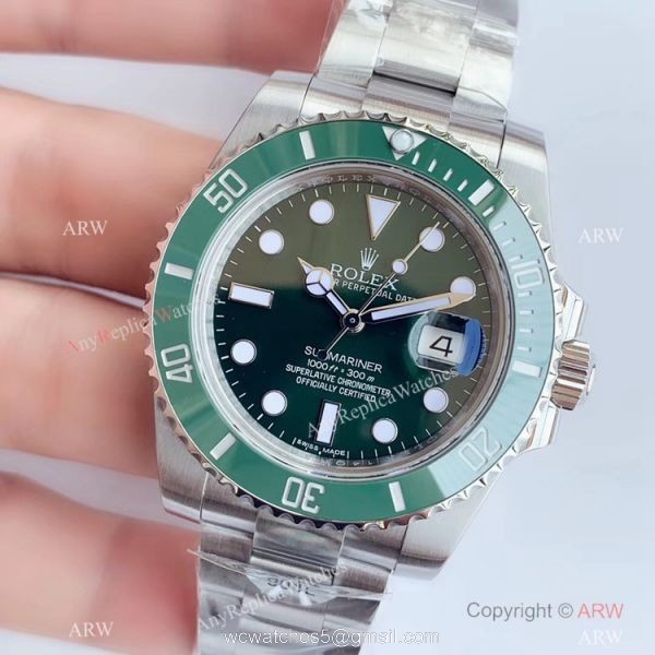Swiss Grade Rolex Submariner AR Factory V3 Swiss 2824 Watch Rolex Hulk Replica Swiss Grade Rolex Submariner AR Factory V3 Swiss 2824 Watch Rolex Hulk Replica