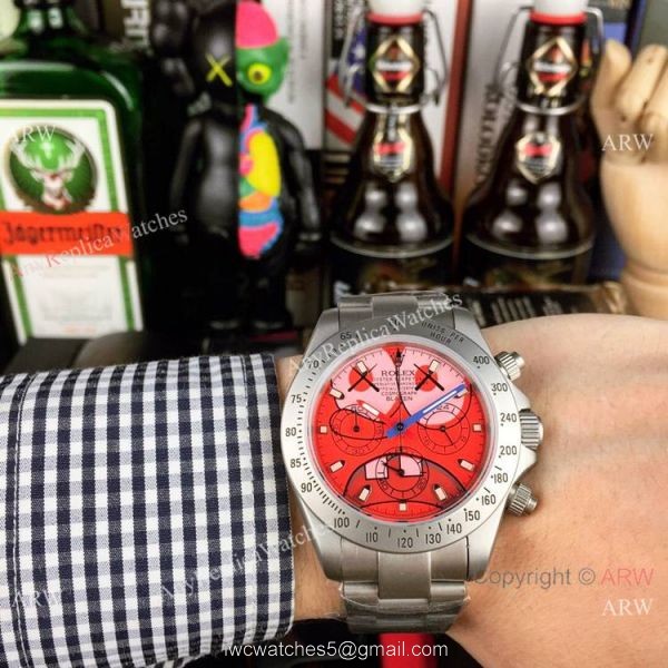 Rolex Daytona All Black Red Dial 40mm Watches Rolex Blaken Replica Rolex Daytona All Black Red Dial 40mm Watches Rolex Blaken Replica