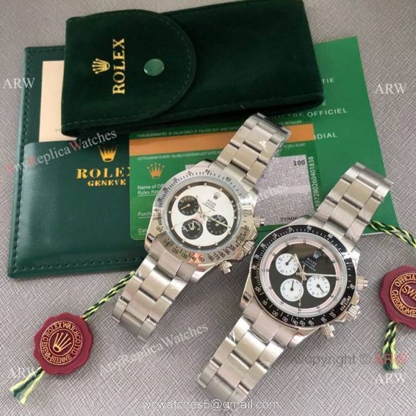 High Quality Rolex Rolex Paul Newman Replica Watch 40mm Stainless Steel Panda Face High Quality Rolex Rolex Paul Newman Replica Watch 40mm Stainless Steel Panda Face