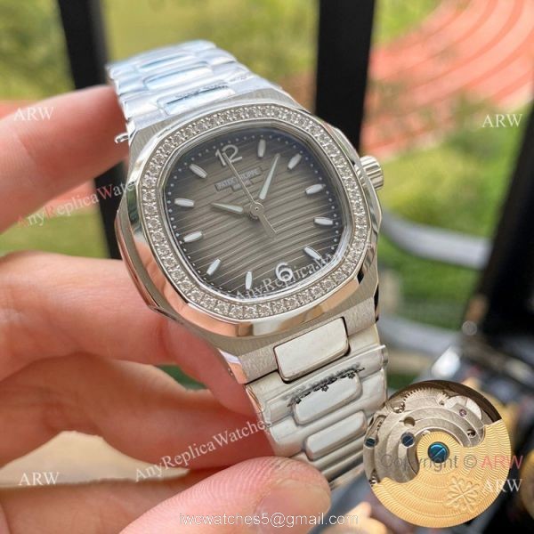 Copy Patek Philippe Nautilus Ladies 35mm Watches Diamond Bezel Copy Patek Philippe Nautilus Ladies 35mm Watches Diamond Bezel
