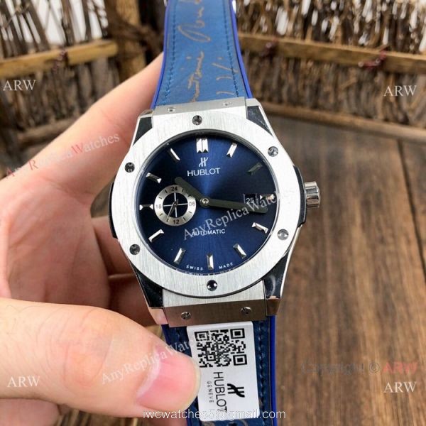 Fake Hublot Classic Fusion SS Black Dial Watches 42mm Fake Hublot Classic Fusion SS Black Dial Watches 42mm