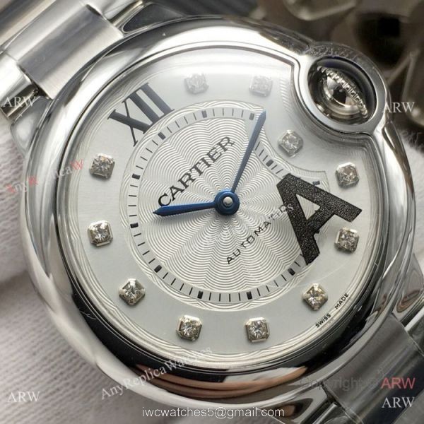 V6 Factory Cartier Ballon Bleu De 33mm Replica Watch Stainless Steel V6 Factory Cartier Ballon Bleu De 33mm Replica Watch Stainless Steel