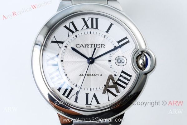 V6 Factory V5 Replica Ballon Bleu De Cartier Stainless Steel Watch 42mm V6 Factory V5 Replica Ballon Bleu De Cartier Stainless Steel Watch 42mm