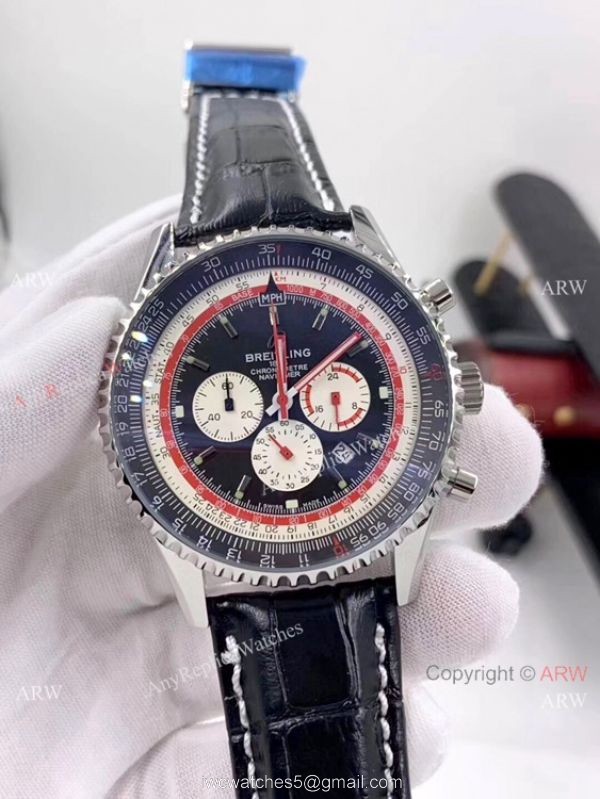 Breitling Navitimer 1 Swissair Stainless Steel Chronograph Watch Breitling Navitimer 1 Swissair Stainless Steel Chronograph Watch