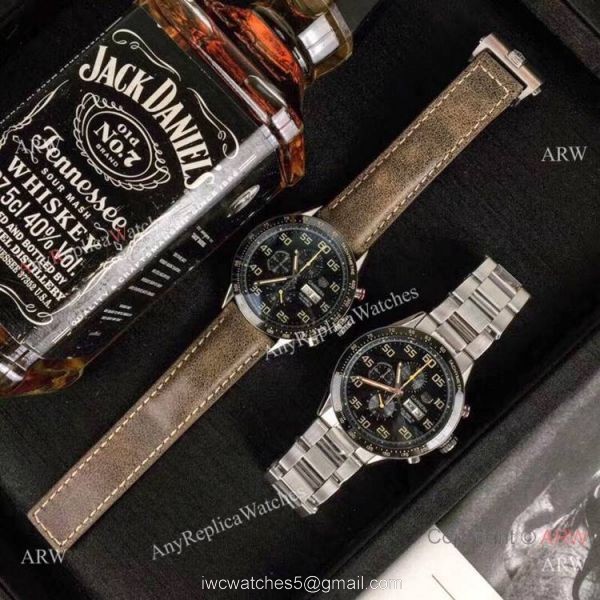 Stainless Steel Black Dial Tag Heuer Carrera Calibre 16 Replica Watch Stainless Steel Black Dial Tag Heuer Carrera Calibre 16 Replica Watch