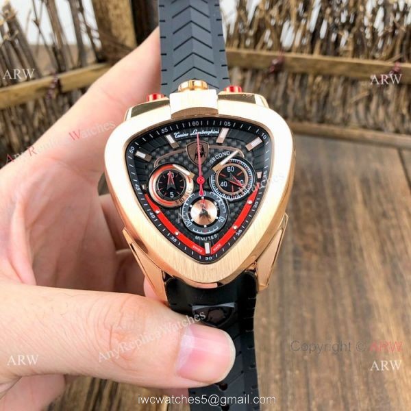 Best Copy Tonino Lamborghini Spyder Rose Gold Mens Chronograph Watches Best Copy Tonino Lamborghini Spyder Rose Gold Mens Chronograph Watches