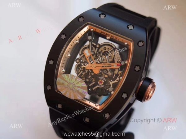 KV Factory Swiss Replica Richard Mille RM 055 Bubba Watson Skeleton Watches KV Factory Swiss Replica Richard Mille RM 055 Bubba Watson Skeleton Watches