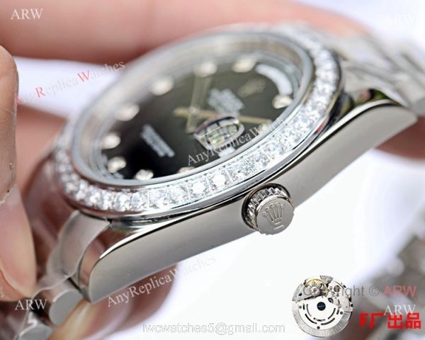 NEW UPGRADED Copy Rolex Day Date Presidential 41mm Watch Black Diamond NEW UPGRADED Copy Rolex Day Date Presidential 41mm Watch Black Diamond