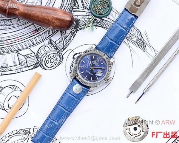 NEW UPGRADED Replica Rolex Datejust II Watch SS Blue Dial Blue Leather Strap NEW UPGRADED Replica Rolex Datejust II Watch SS Blue Dial Blue Leather Strap