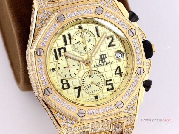 Replica Audemars Piguet Ice Royal Oak Chronograph Watch Audemars Piguet Yellow Gold Replica Audemars Piguet Ice Royal Oak Chronograph Watch Audemars Piguet Yellow Gold