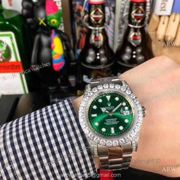Fake Rolex Blue Face Submariner Date Diamond Bezel Stainless Steel Watches 40mm Fake Rolex Blue Face Submariner Date Diamond Bezel Stainless Steel Watches 40mm