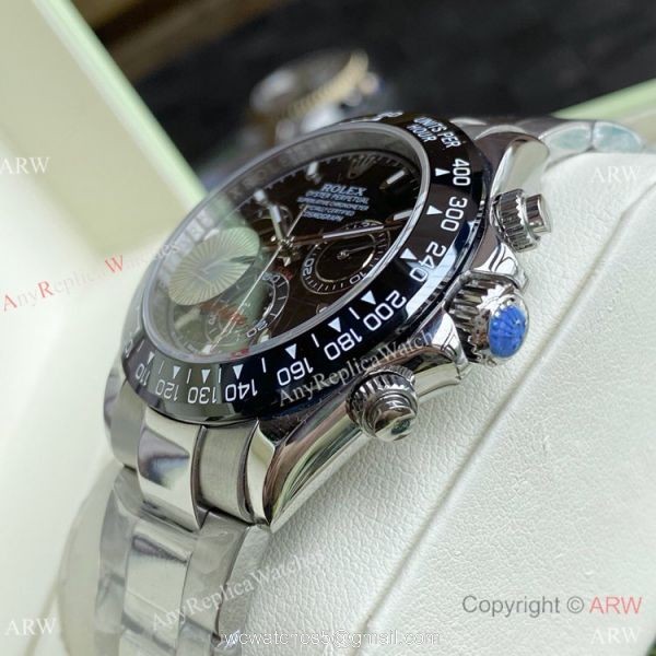 Replica Rolex Daytona 40mm Watch Black Dial Black Ceramic Bezel Replica Rolex Daytona 40mm Watch Black Dial Black Ceramic Bezel