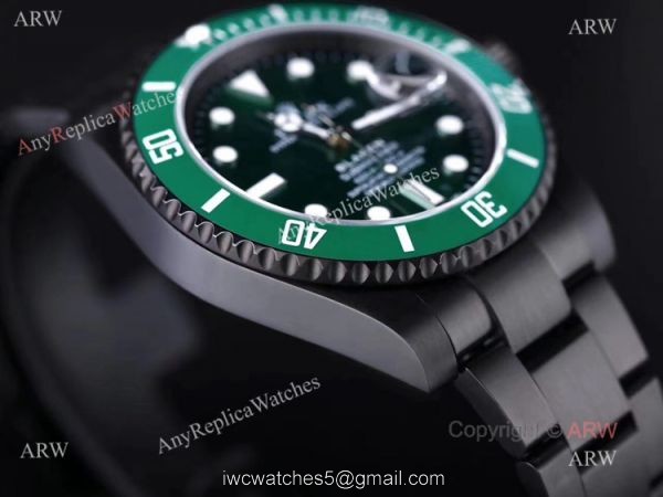V6 Factory Rolex Blaken Submariner Green Dial Knockoff Watch Swiss 3135 For Men V6 Factory Rolex Blaken Submariner Green Dial Knockoff Watch Swiss 3135 For Men