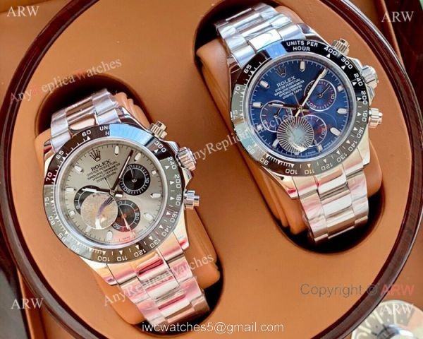 Rolex Daytona Blue Dial Replica Black Ceramic Bezel Watch 40mm Men Rolex Daytona Blue Dial Replica Black Ceramic Bezel Watch 40mm Men