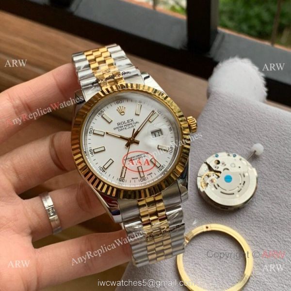 Upgraded Rolex Datejust II 41 Watch Two Tone Jubilee Black Dial Upgraded Rolex Datejust II 41 Watch Two Tone Jubilee Black Dial