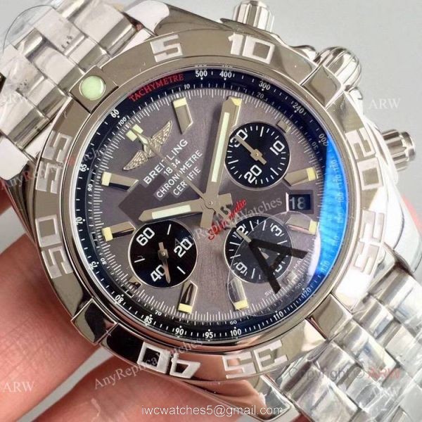 Swiss Breitling 1884 Replica Chronometre Certifie Stainless Steel Grey Dial Mens Watch Swiss Breitling 1884 Replica Chronometre Certifie Stainless Steel Grey Dial Mens Watch