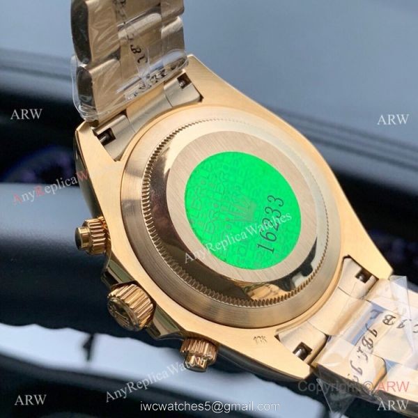 Yellow Gold Rolex Daytona Watch 43mm High Quality Yellow Gold Rolex Daytona Watch 43mm High Quality