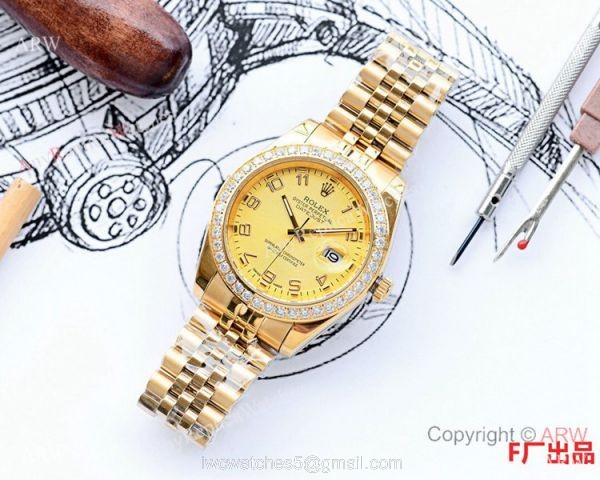 NEW UPGRADED Rolex DateJust II Watch All Gold White Arabic Dial 41mm NEW UPGRADED Rolex DateJust II Watch All Gold White Arabic Dial 41mm