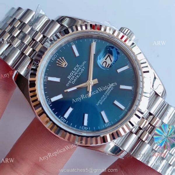 AR Factory V3 Version Rolex Datejust 41 Blue Dial Jubilee Replica Watch AR Factory V3 Version Rolex Datejust 41 Blue Dial Jubilee Replica Watch