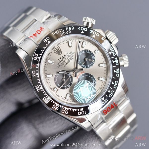 Swiss Quality Copy Rolex Comograph Daytona 40 Watch Ceramic Bezel Rhodium Grey Dial Swiss Quality Copy Rolex Comograph Daytona 40 Watch Ceramic Bezel Rhodium Grey Dial