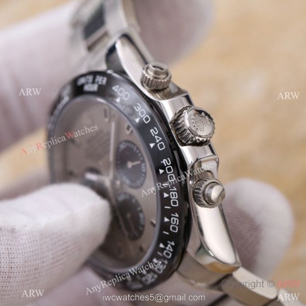 Swiss Quality Replica Rolex Comograph Daytona Rhodium Gray Watch 43mm Swiss Quality Replica Rolex Comograph Daytona Rhodium Gray Watch 43mm