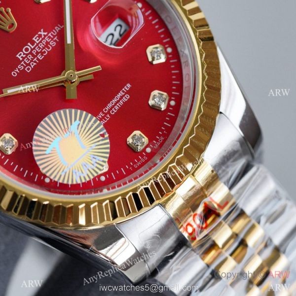 Swiss Quality Rolex Datejust ii 41mm Cherry red Dial Diamond Markers Jubilee Watch Swiss Quality Rolex Datejust ii 41mm Cherry red Dial Diamond Markers Jubilee Watch
