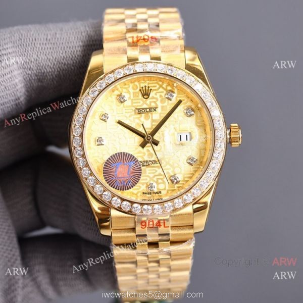 Swiss Quality Rolex Datejust II Citizen 8215 Watch Gold Jubilee Black Micro Dial 41mm Swiss Quality Rolex Datejust II Citizen 8215 Watch Gold Jubilee Black Micro Dial 41mm