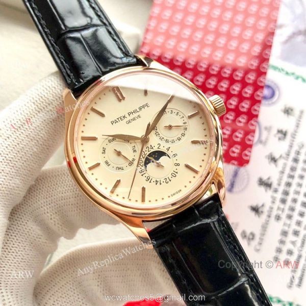 Super Clone Patek Philippe Geneve Complications 40mm Watch Gray Dial Super Clone Patek Philippe Geneve Complications 40mm Watch Gray Dial