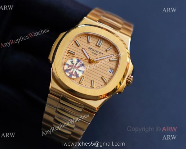 JH Factory Patek Philippe Nautilus 5711 Yellow Gold Swiss Replica Watches JH Factory Patek Philippe Nautilus 5711 Yellow Gold Swiss Replica Watches