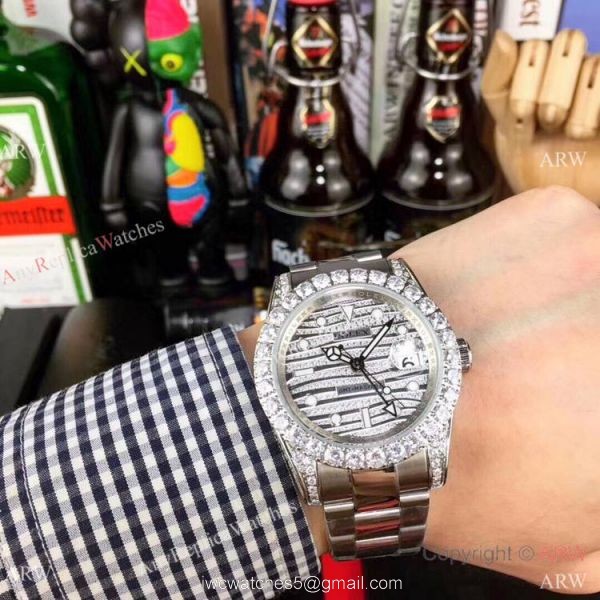 Rolex GMT-Master II Yellow Gold Diamond Case Watch New Replica Rolex GMT-Master II Yellow Gold Diamond Case Watch New Replica