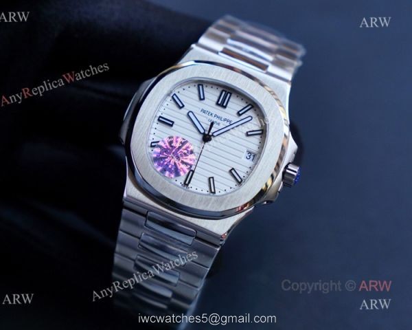 JH Factory Swiss Replica Patek Philippe Nautilus Stainless Steel Mens Watches JH Factory Swiss Replica Patek Philippe Nautilus Stainless Steel Mens Watches