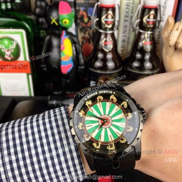 Copy Roger Dubuis Excalibur Knights Of The Round Table II watch All Black Copy Roger Dubuis Excalibur Knights Of The Round Table II watch All Black