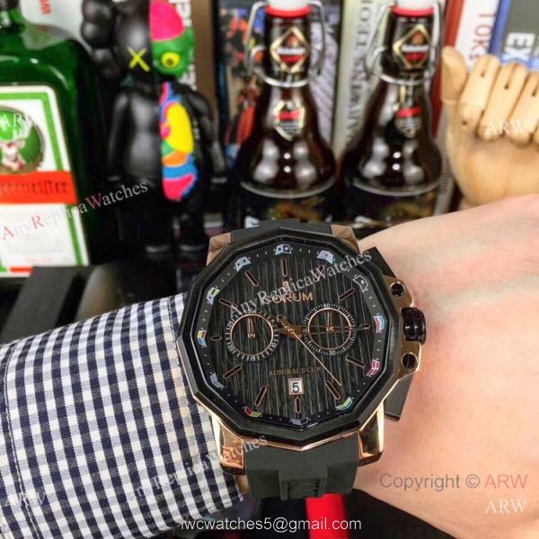 Replica Admirals Cup AC-One Corum Watch Rose Gold Chronograph Replica Admirals Cup AC-One Corum Watch Rose Gold Chronograph